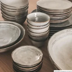 Schaal Toscane - grijs - 17 cm