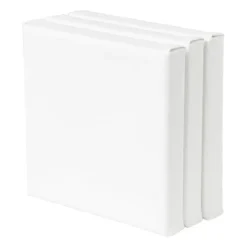 Schildersdoek canvas - 10x10 cm - set van 3