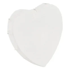 Schildersdoek hart - set van 3 - 10 cm