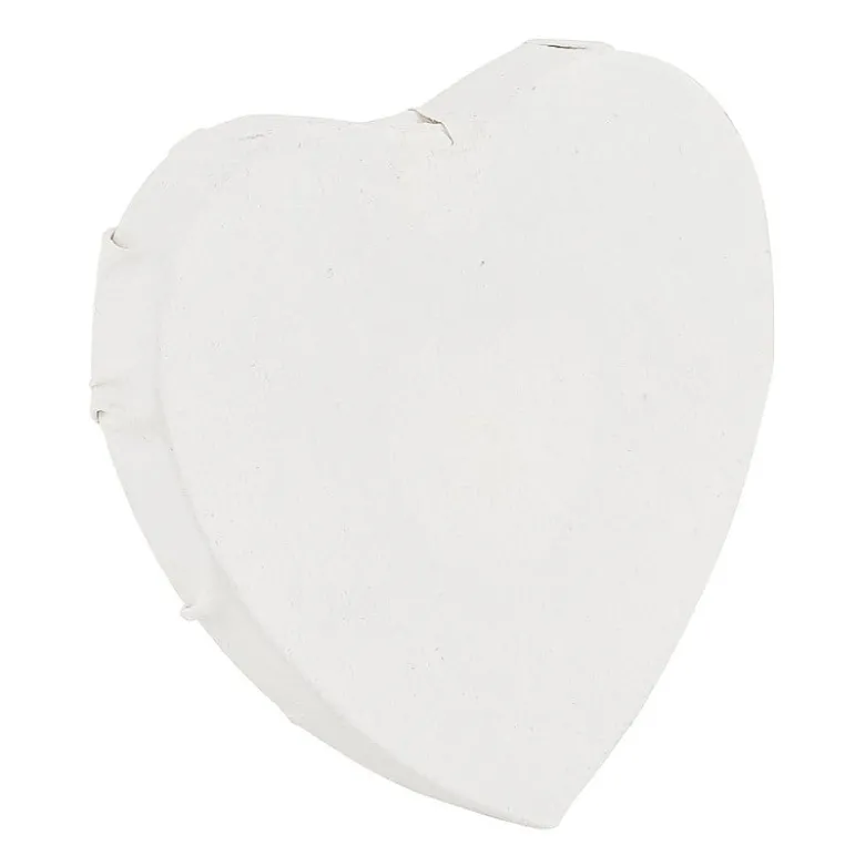 Schildersdoek hart - set van 3 - 10 cm