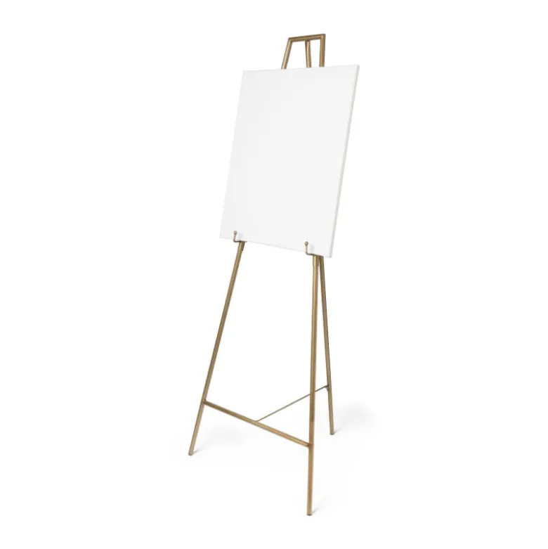 Schildersezel voor welkomstbord - goud - 146.7 cm