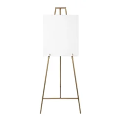 Schildersezel voor welkomstbord - goud - 146.7 cm