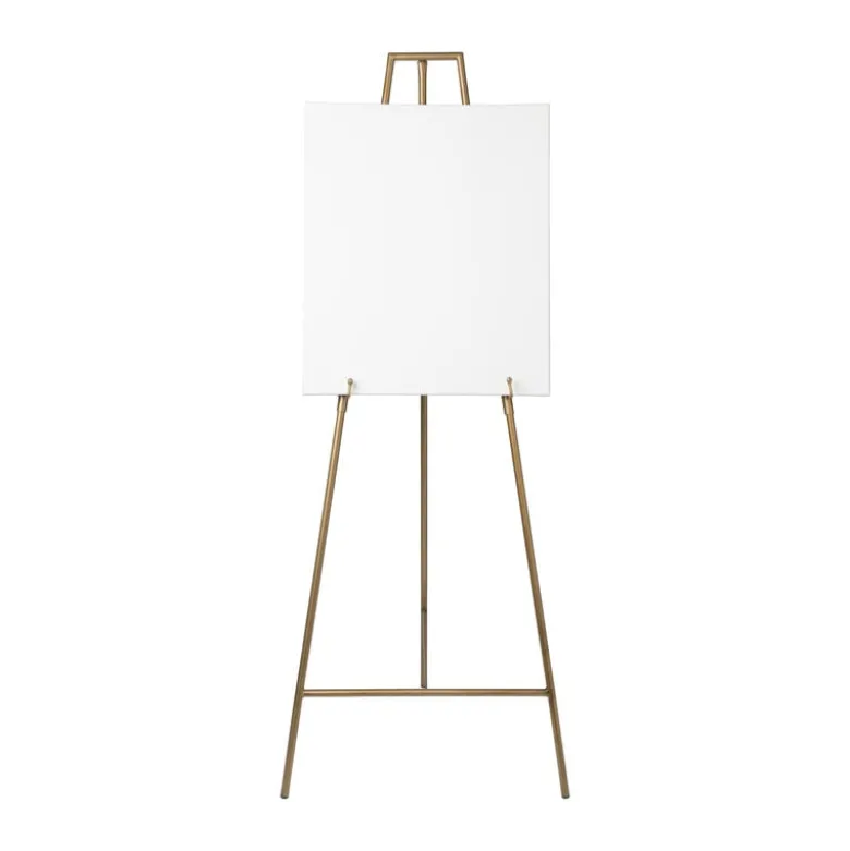 Schildersezel voor welkomstbord - goud - 146.7 cm