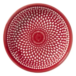 Schoteltje Bibi - roze/rood - ø9.7x2.5 cm