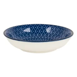 Schoteltje blue print - diamonds - ⌀9.5 cm