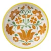 Schoteltje Britt - oranje/bruin - ø9.7x2.5 cm