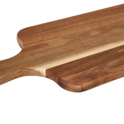Serveerplank acacia met handvat - 70x19 cm