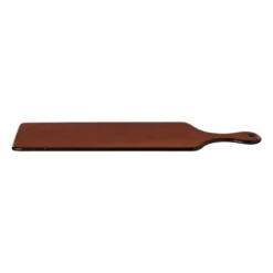 Serveerplank glas - bruin - 43x12 cm