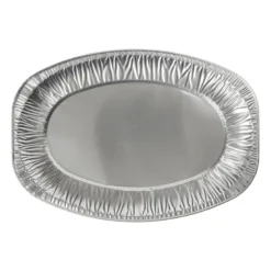 Serveerschaal - aluminium - 2.4x35.2x24.7 cm - set van 3