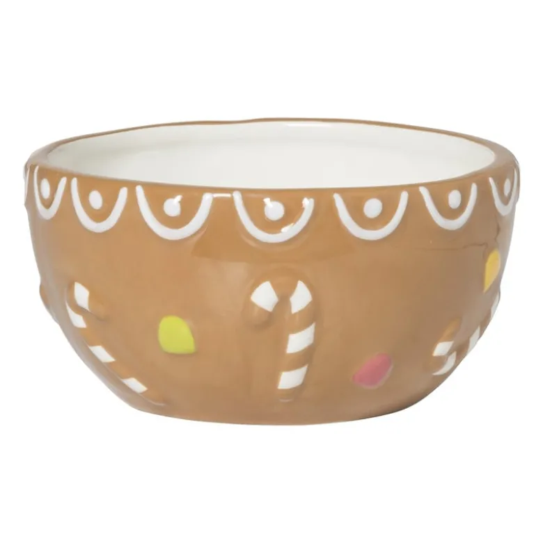 Serveerschaaltje gingerbread - bruin - ø14x6.9 cm