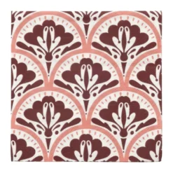 Servetten artdeco bloem - 33x33 cm - set van 20