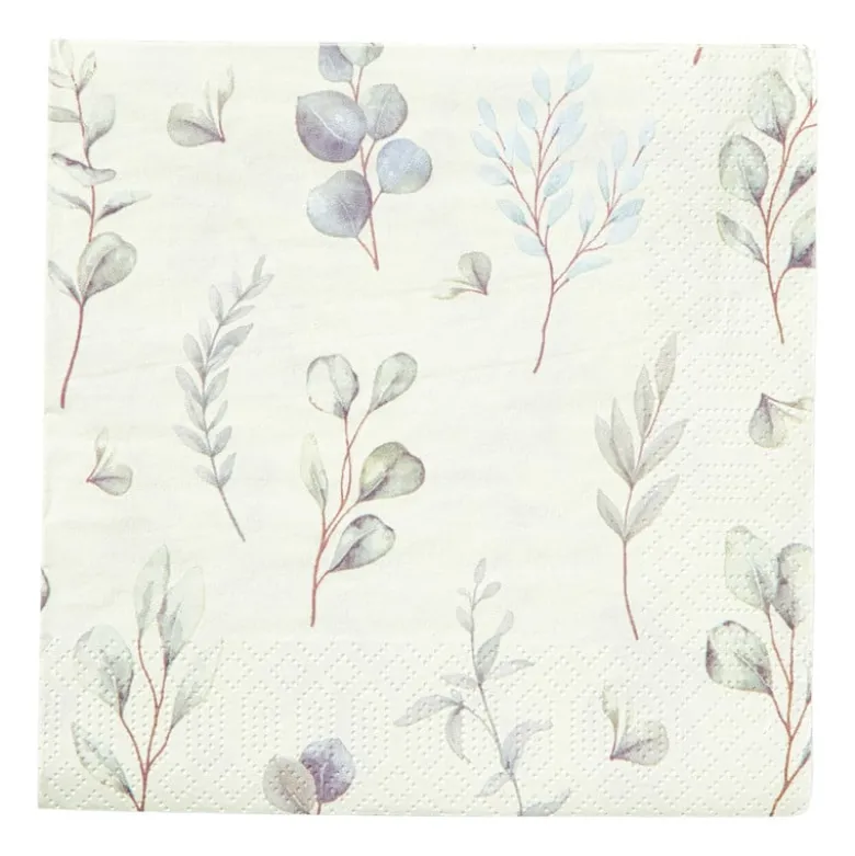 Servetten botanisch - 33x33 cm - set van 20