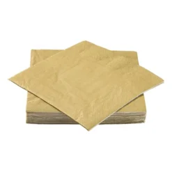 Servetten - goudkleurig - set van 20