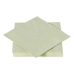 Servetten lichtgroen - 33x33 cm - set van 20