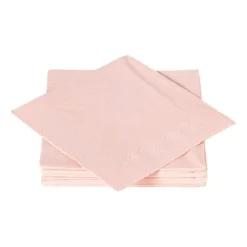 Servetten lichtroze - 33x33 cm - set van 20
