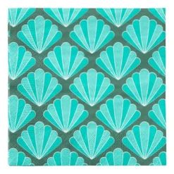 Servetten schelp - 33x33 cm - set van 20