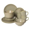 Serviesset - beige - 16-delig - 4 persoons - reactive glaze