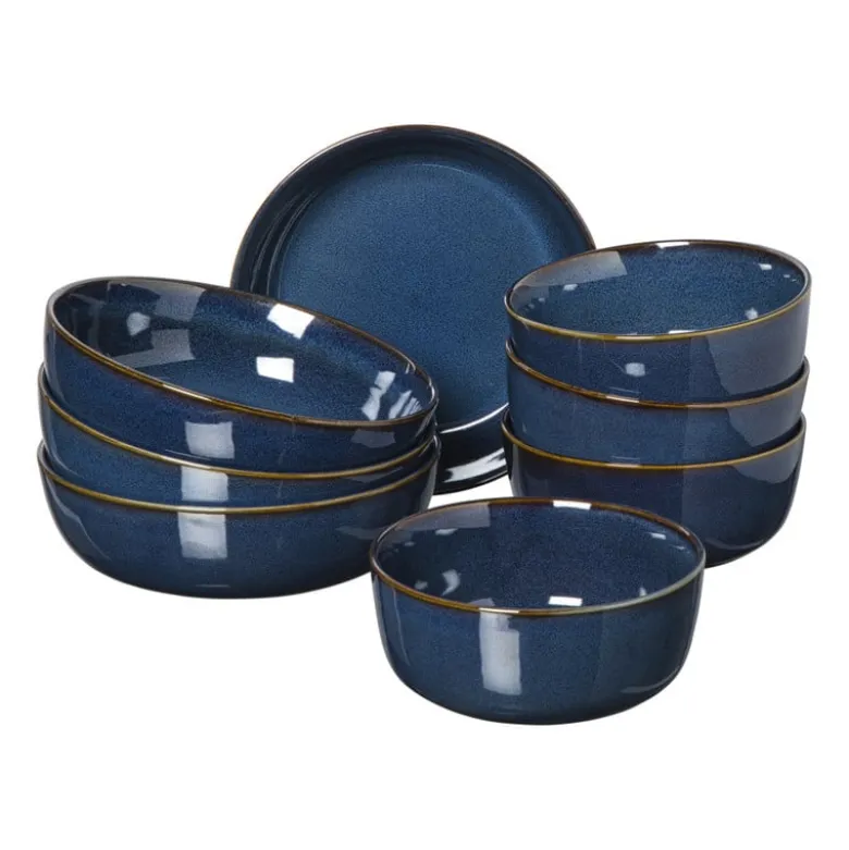 Serviesset 20-delig - blauw - 4 persoons