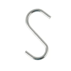 S haken - rvs - set van 12
