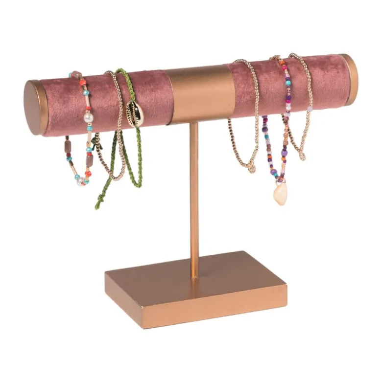 Sieradenrek - roze - 37x23x16 cm