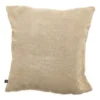 Sierkussen met blokjes - beige - 60x60 cm