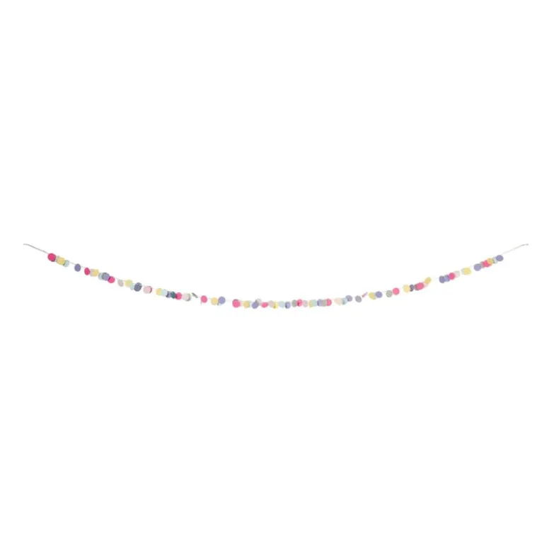 Slinger gekleurde rondjes - papier - 50 cm