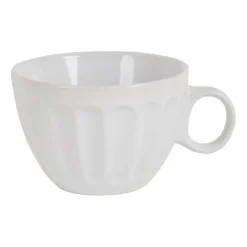 Soepkom facet - Wit - 360 ml