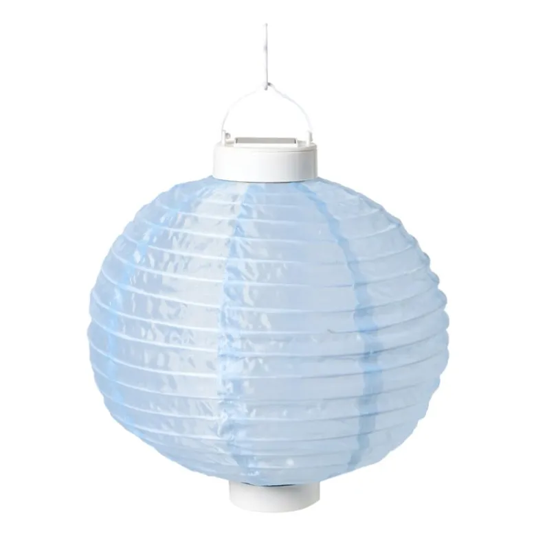Solar tuinlampion - blauw - ø25 cm
