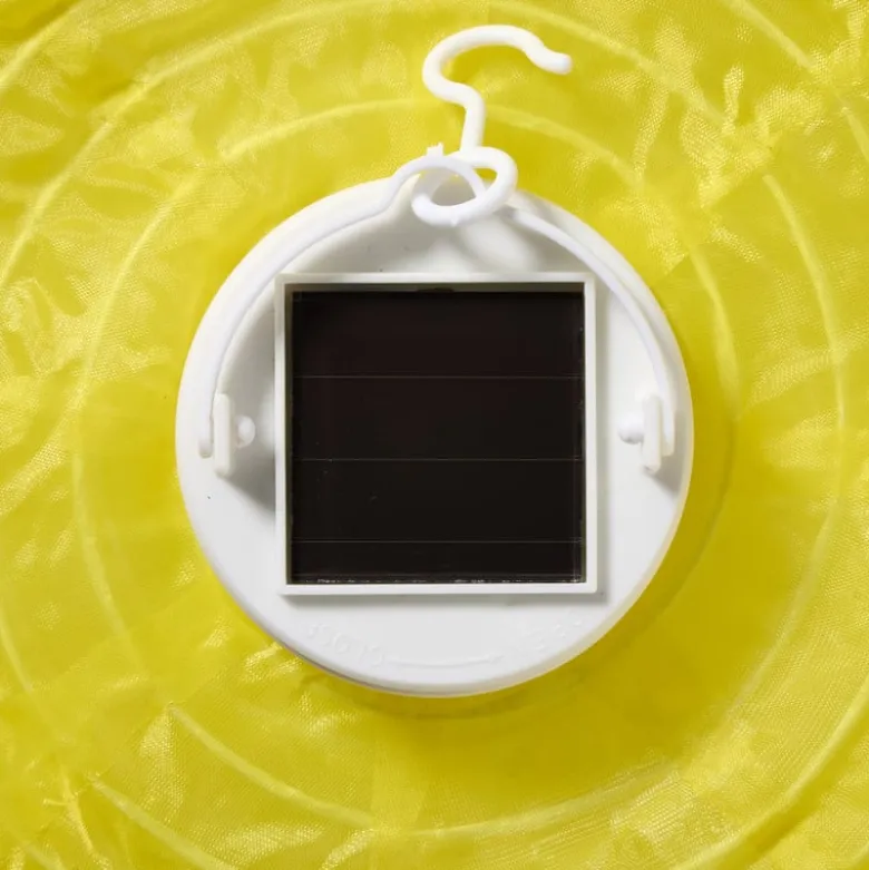Solar tuinlampion - geel - ø25 cm