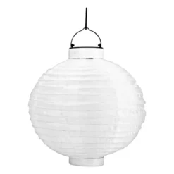 Solar tuinlampion - wit - 25 cm