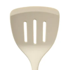 Spatel met gleuf - wit - 34 cm