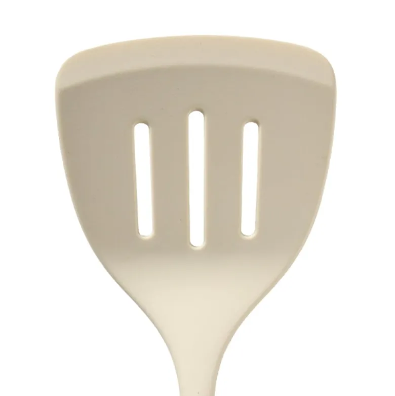 Spatel met gleuf - wit - 34 cm