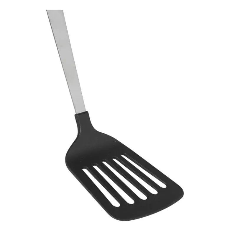 Spatel met sleuf London - zilverkleurig - 31 cm