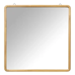 Spiegel Lindt - vierkant - bruin - 60x60 cm