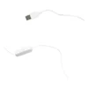 Spiegel met golven LED - geel/roze - 40x23x1.4 cm
