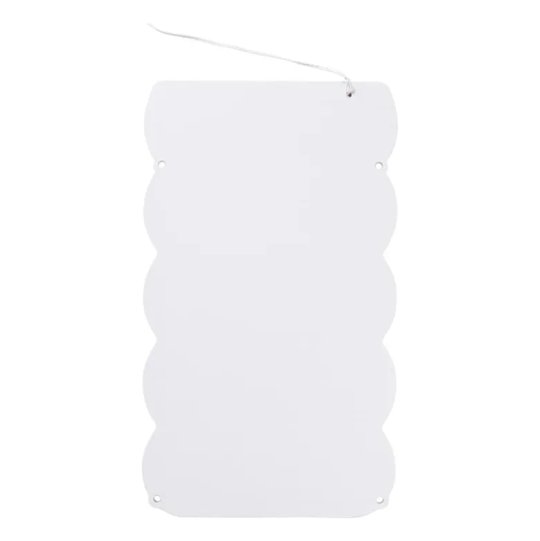 Spiegel met golven LED - geel/roze - 40x23x1.4 cm