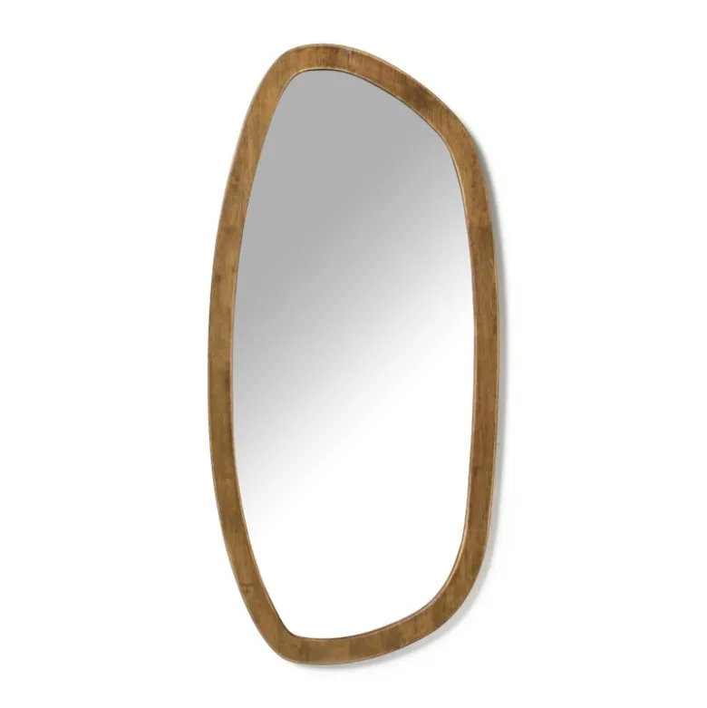 Spiegel organic - bruin - 70x33 cm
