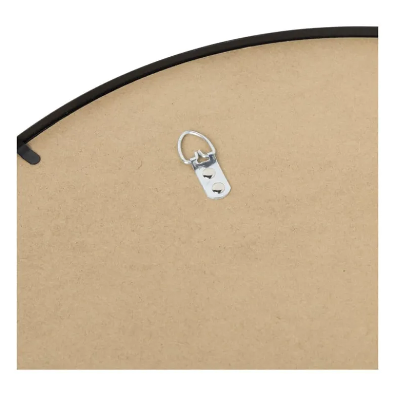 Spiegel rond met metalen lijst - diameter 60 cm