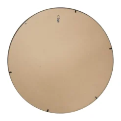 Spiegel rond met metalen lijst - diameter 80 cm