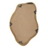 Spiegel rotan organisch - bruin - 32x49 cm