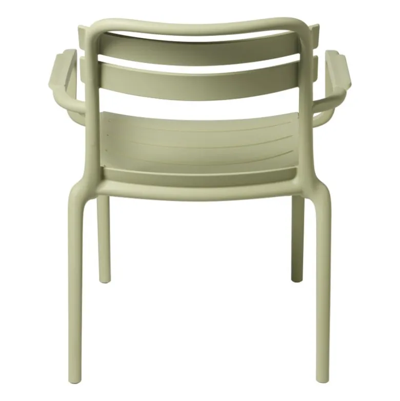 Stapelbare tuinfauteuil Napoli - groen - 75.5x68x65 cm