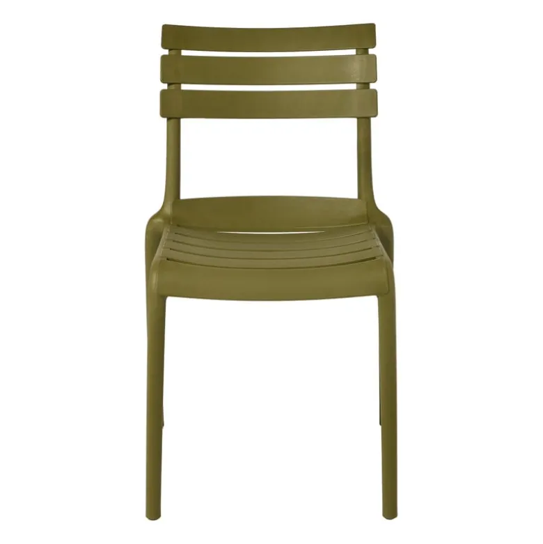 Stapelbare tuinstoel Napoli - groen - 83x55x48 cm
