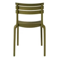 Stapelbare tuinstoel Napoli - groen - 83x55x48 cm