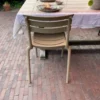 Stapelbare tuinstoel Napoli - taupe - 83x55x48 cm