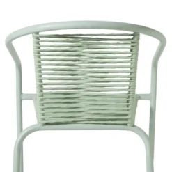 Stapelbare tuinstoel Tim - groen - 73x53x62 cm
