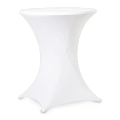 Statafelrok - wit - polyester - 80x110 cm