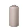 Stompkaars glad - beige - ø6x13 cm