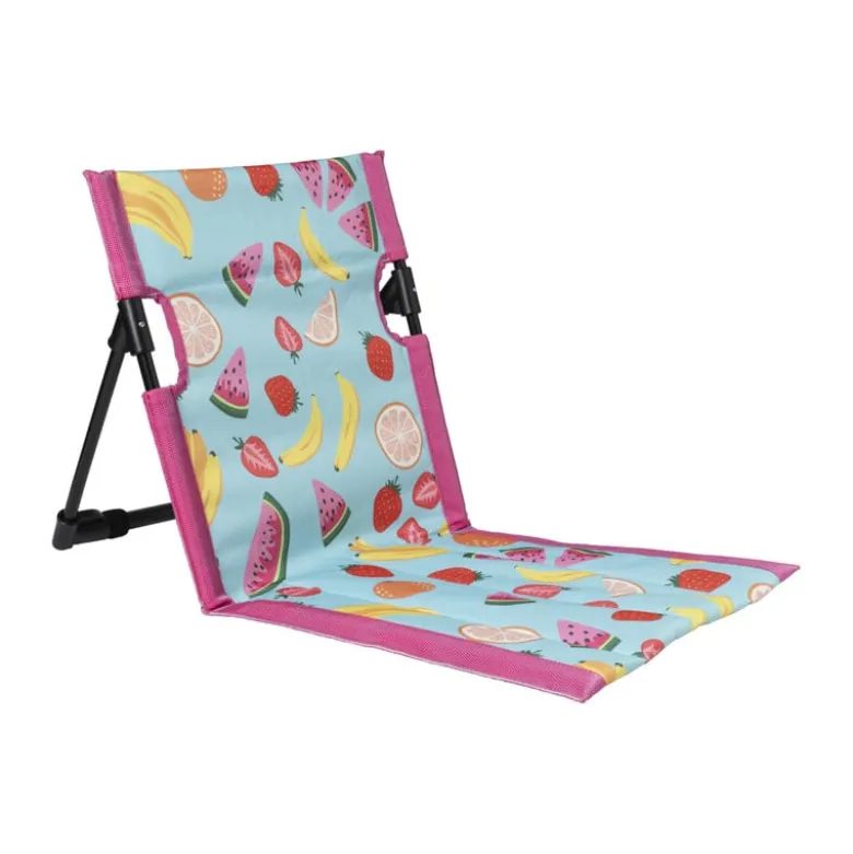 Strand ligbed fruity - multikleur - 41x39x39 cm