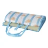 Strandmat XL - bruin/blauw - 90x170 cm