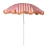 Strandparasol met tassels - oranje/roze - ø160x180 cm